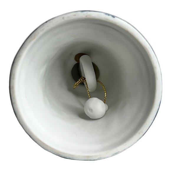 Let It Snow Snowman Winter Christmas Seasonal Figurine Bell Cardinals Pinecones - Picture 7 of 7